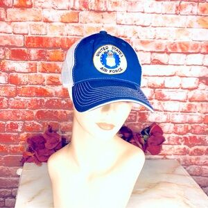 Outdoor cap Blue and White Air Force snapback baseball Cap